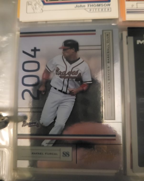 2004 Playoff Absolute Memorabilia #19 Rafael Furcal — front