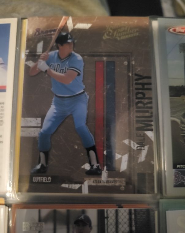 2004 Donruss Leather & Lumber #14 Dale Murphy — front