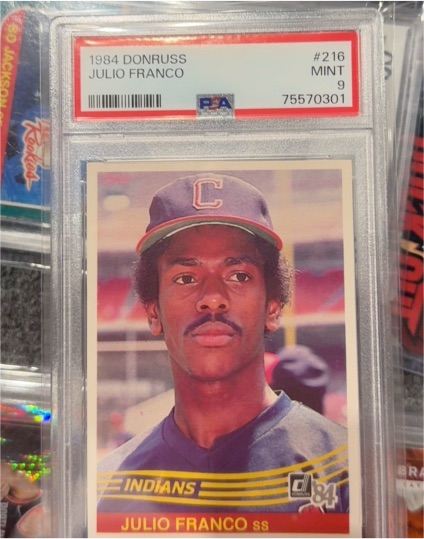 1984 Donruss #216 Julio Franco — front