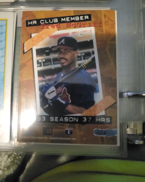 1993 Donruss #264 Fred McGriff — front