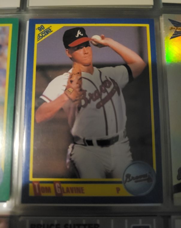 1990 Score #481 Tom Glavine — front