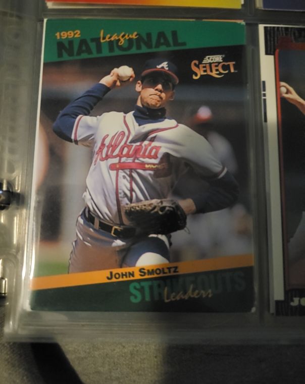 1992 Score Select #76 John Smoltz — front
