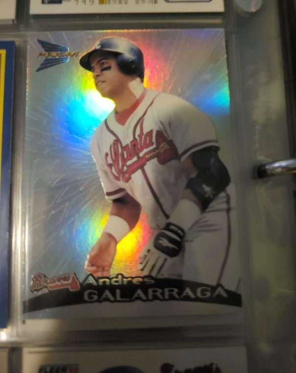 1999 Pacific Prism #14 Andres Galarraga — front