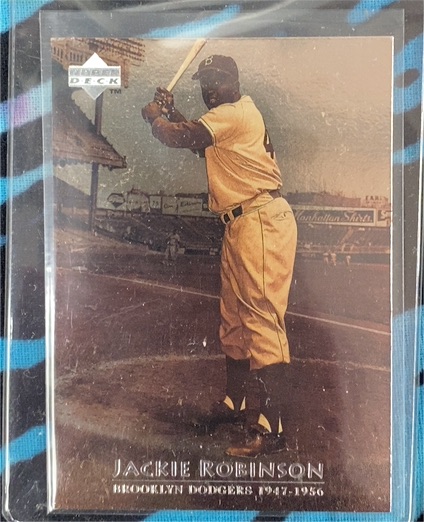 1996 Upper Deck #6 Jackie Robinson — front