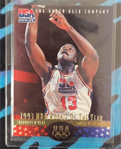 1996 Upper Deck USA #17 Shaquille O'Neal — front