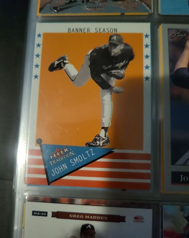 2003 Fleer Tradition #479 John Smoltz — front
