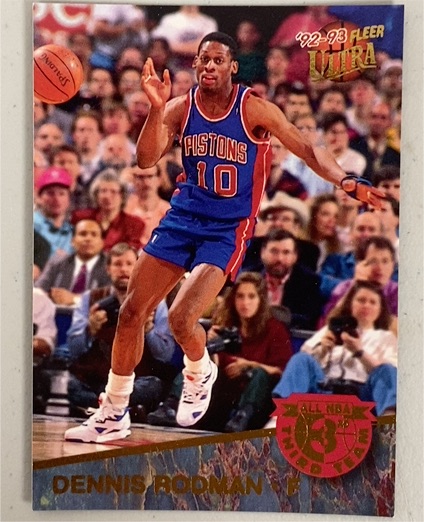 1992-93 Fleer Ultra #11 Dennis Rodman All-NBA Team — front