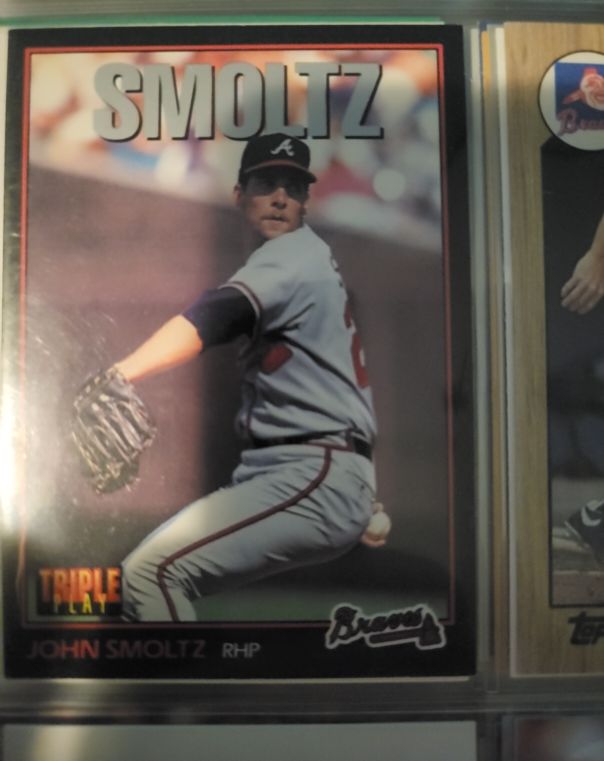 1993 Donruss Triple Play #67 John Smoltz — front