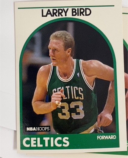 1989-90 Hoops #150 Larry Bird — front