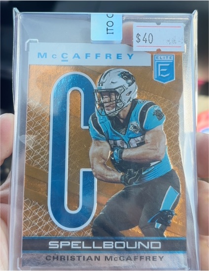 2020 Panini Donruss Elite Spellbound #3 Christian McCaffrey — front