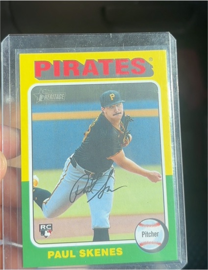 2024 Topps Heritage High Number #594 Paul Skenes — front