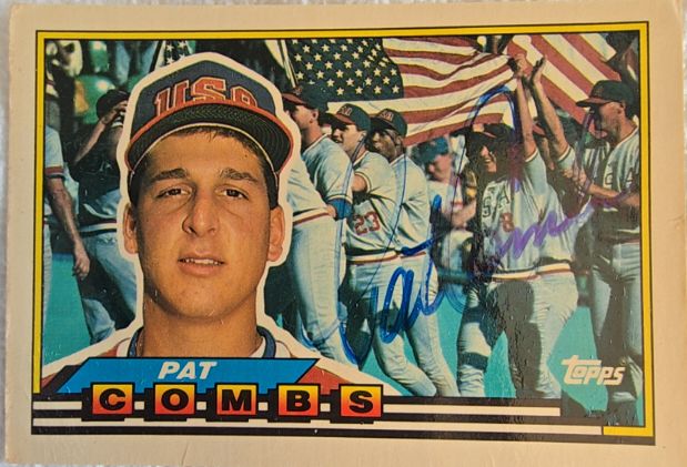 1989 Topps Big #227 Pat Combs — front