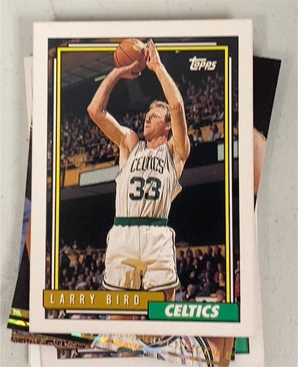 1992-93 Topps #1 Larry Bird — front