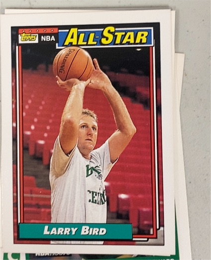 1992-93 Topps #100 Larry Bird All-Star — front
