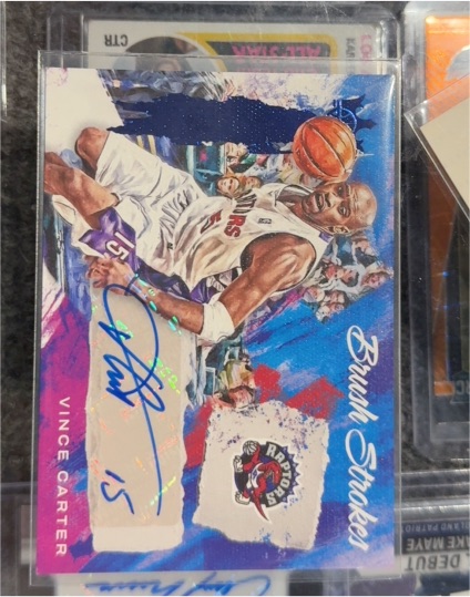 2022-23 Panini Court Kings Brush Strokes #BR-VC Vince Carter — front