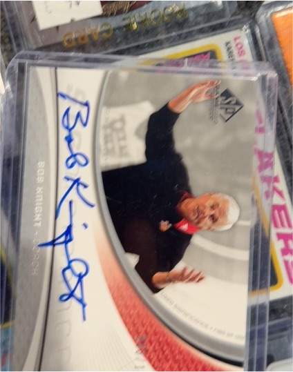 2005 SP Authentic Significance Bob Knight Autograph — front