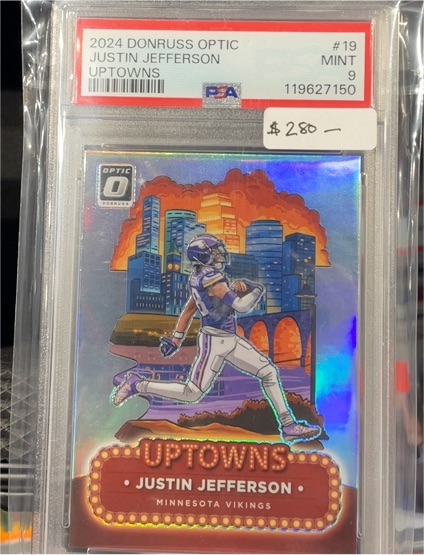 2024 Panini Donruss Optic Uptowns #19 Justin Jefferson — front