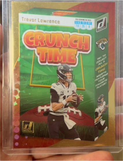 2023 Panini Donruss #CT-5 Trevor Lawrence Crunch Time — front