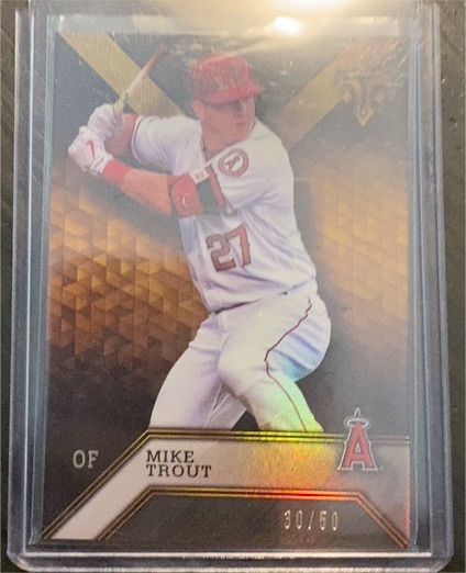 2016 Topps Triple Threads #69 Mike Trout — front