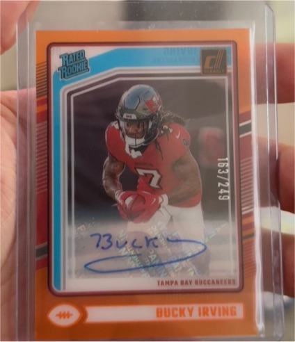 2024 Panini Clearly Donruss #87 Bucky Irving — front