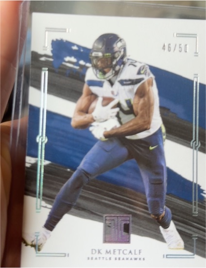 2021 Panini Impeccable #86 DK Metcalf — front