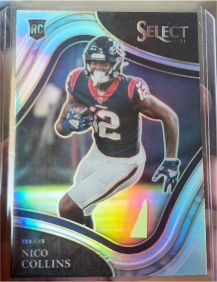 2021 Panini Select #369 Nico Collins — front