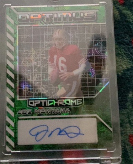 2025 Leaf Optichrome Joe Montana #OA-JM1 — front