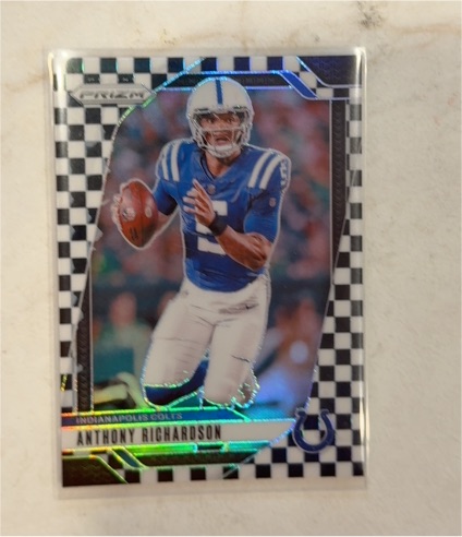2024 Panini Prizm Black & White Checkerboard Anthony Richardson — front