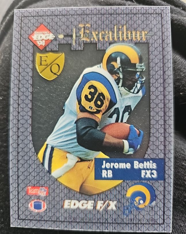 1994 Collector's Edge Excalibur #FX3 Jerome Bettis — front