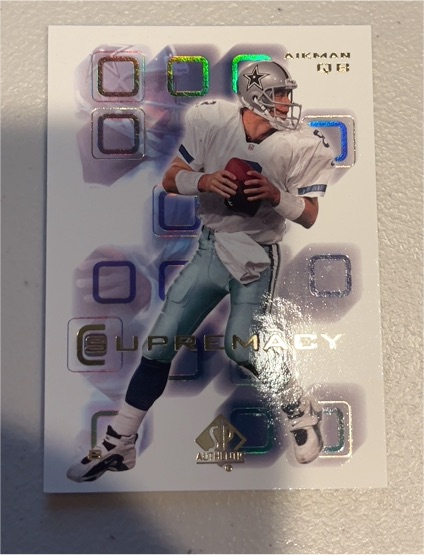 2000 Upper Deck SP Authentic Supremacy #S6 Troy Aikman — front