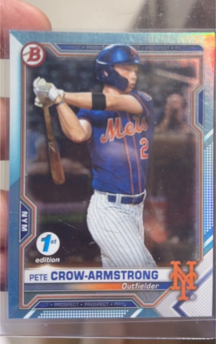 2021 Bowman 1st Edition #BFE-22 Pete Crow-Armstrong — front