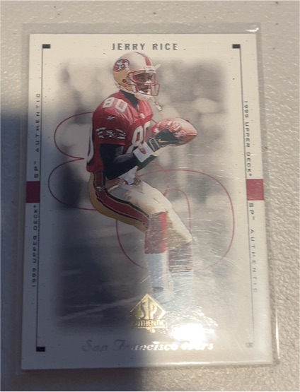 1999 Upper Deck SP Authentic #76 Jerry Rice — front