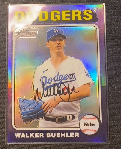 2024 Topps Heritage #363 Walker Buehler — front