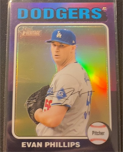 2024 Topps Heritage High Number #516 Evan Phillips — front