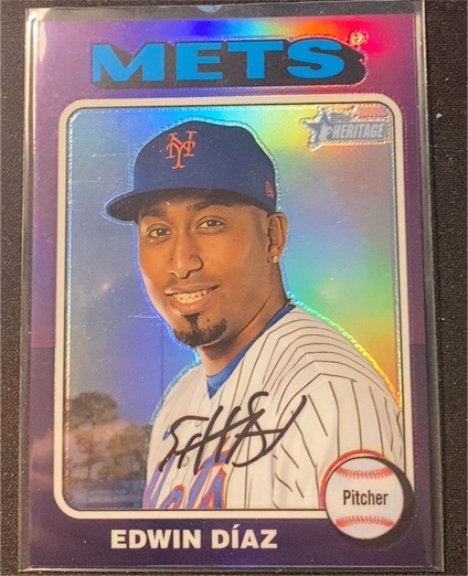 2024 Topps Heritage #257 Edwin Díaz — front