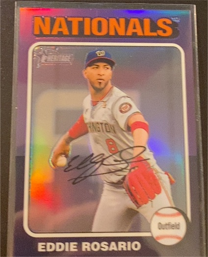 2024 Topps Heritage High Number #518 Eddie Rosario — front