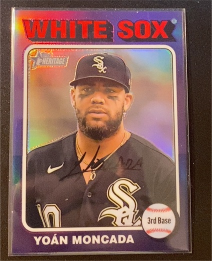 2024 Topps Heritage #222 Yoán Moncada — front