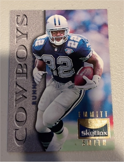 1995 SkyBox Premium #35 Emmitt Smith Dallas Cowboys — front