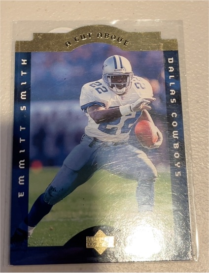 1996 Upper Deck A Cut Above #4 Emmitt Smith — front