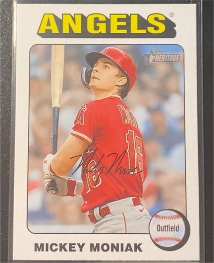 2024 Topps Heritage #45 Mickey Moniak — front