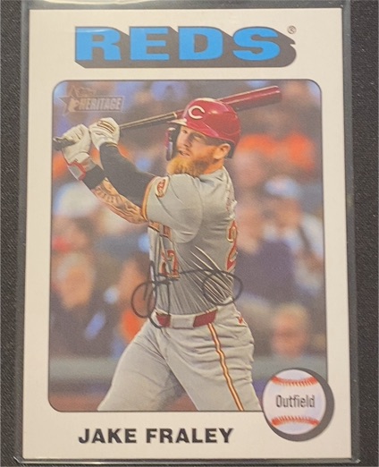 2024 Topps Heritage High Number #531 Jake Fraley — front