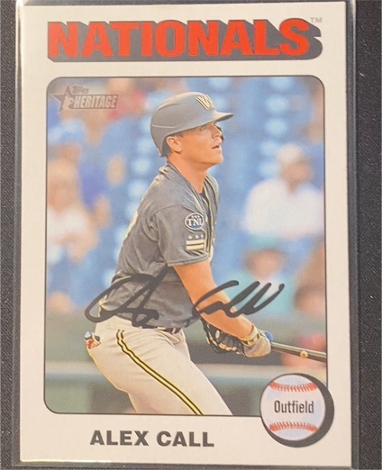 2024 Topps Heritage #113 Alex Call — front