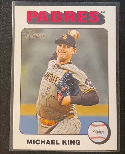 2024 Topps Heritage High Number #701 Michael King — front