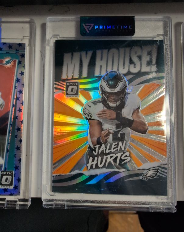 2021 Panini Donruss Optic #MH-14 Jalen Hurts My House! — front