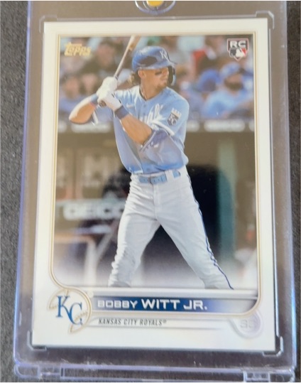 2022 Topps #660 Bobby Witt Jr. Rookie Card — front