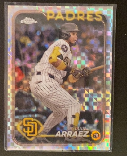 2024 Topps Chrome Update #USC100 Luis Arraez — front