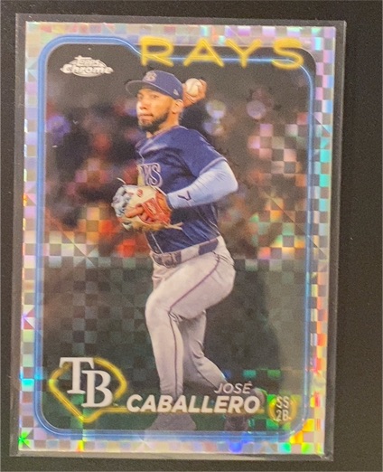 2024 Topps Chrome Update #USC24 Jose Caballero — front