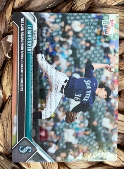 2023 Topps Now #256 Logan Gilbert — front