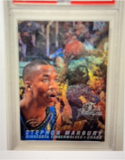 1996-97 Flair Showcase Row 0 #11 Stephon Marbury Rookie RC — front