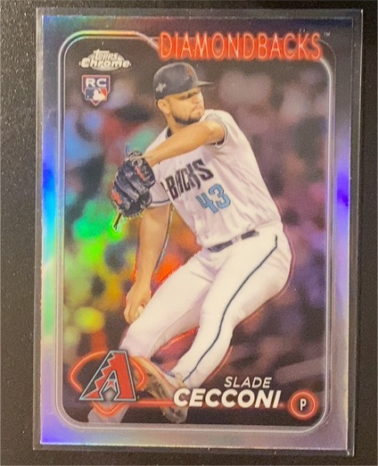 2024 Topps Chrome #77 Slade Cecconi — front